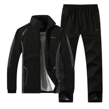 Load image into Gallery viewer, New Men&#39;s Set Spring Autumn Men Sportswear 2 Piece Set Sporting Suit Jacket+Pant Sweatsuit Men Clothing Tracksuit Set Outwear